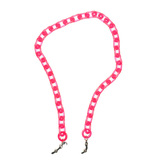 Glasses Chain - Stella Neon Pink