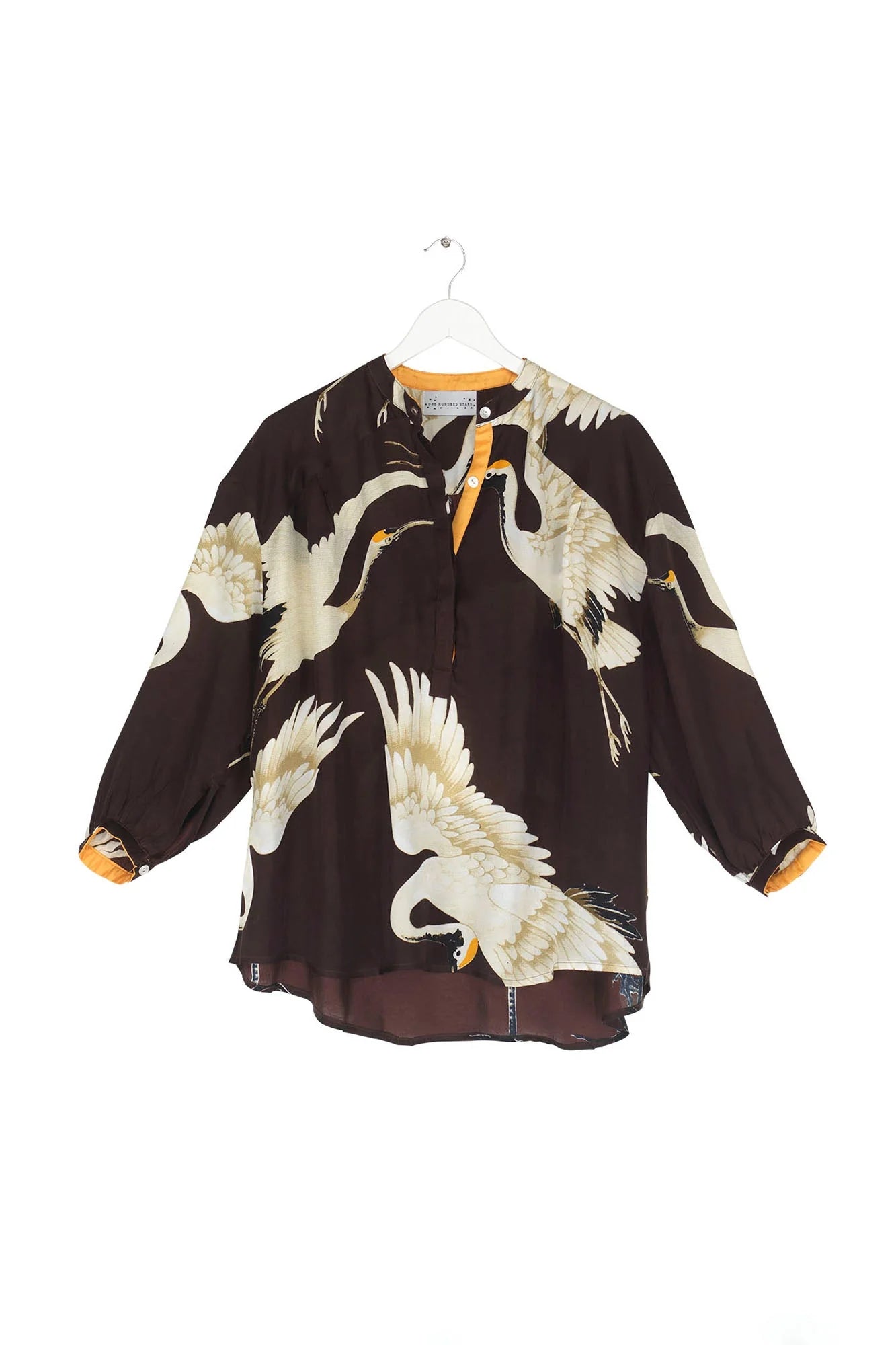 Darcy Shirt - Stork Burgundy