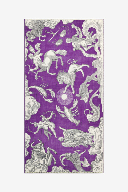 Scarf - Astrologie Purple