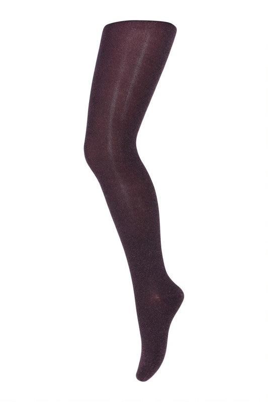 Glitter Tights - Dark Purple