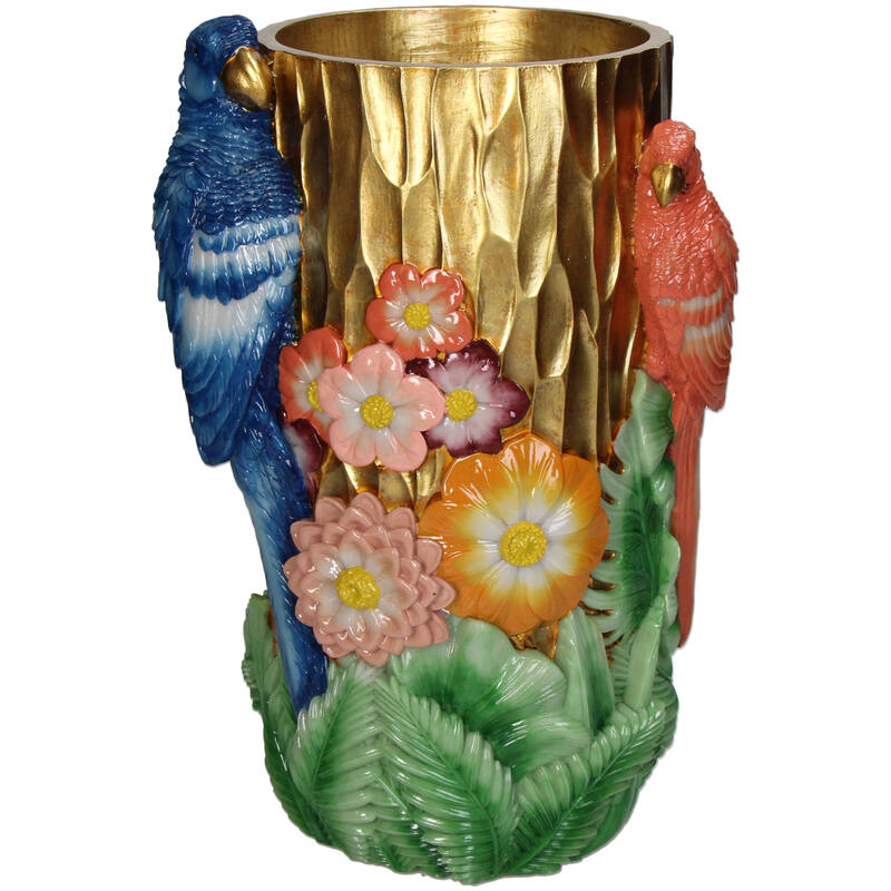 Jungle Birds Vase