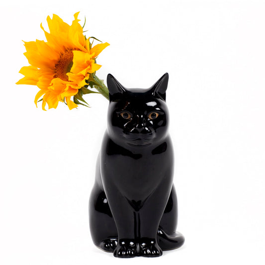 Cat Lucky Standing Vase - Small