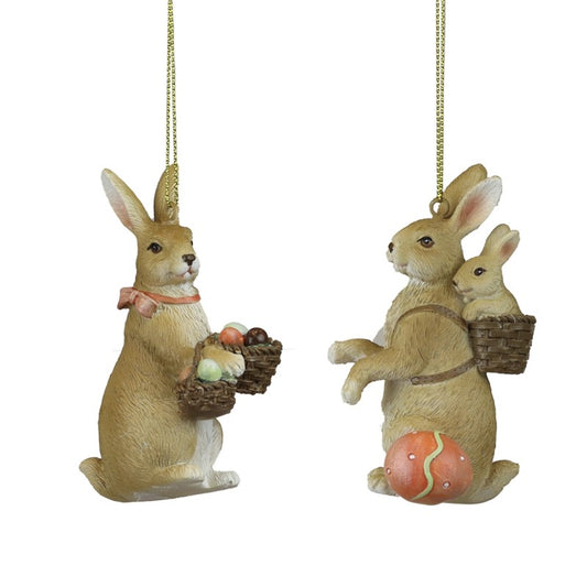 Ornament Rabbit with Basket