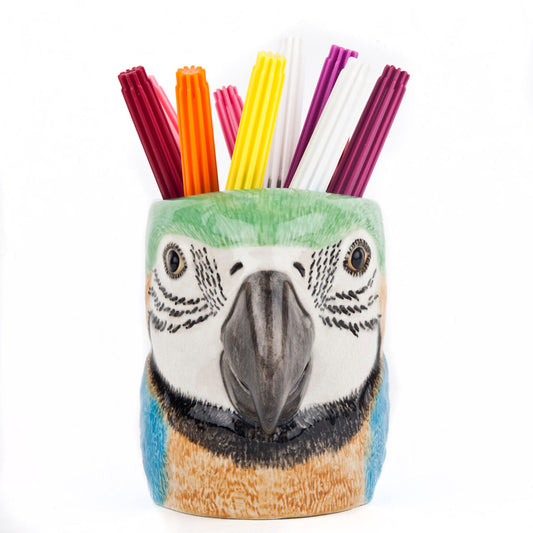 Macaw Pencil Pot