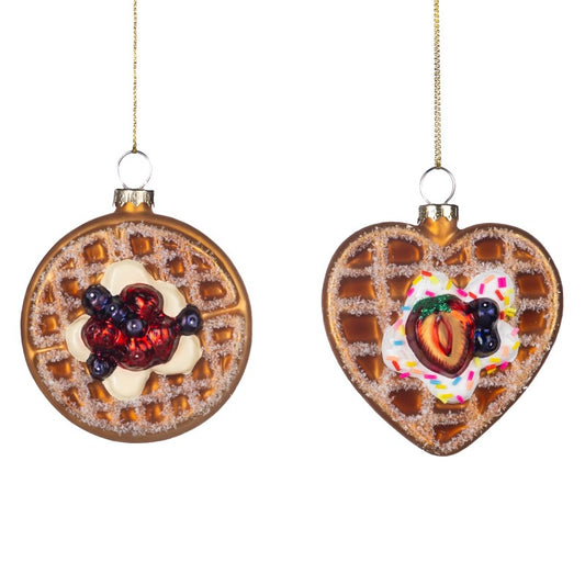 Ornament Glass Fruity Waffle