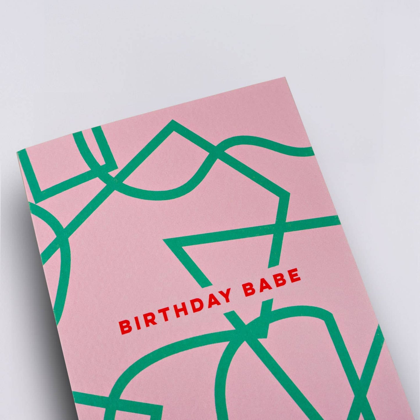 Birthday Babe Shapes Card