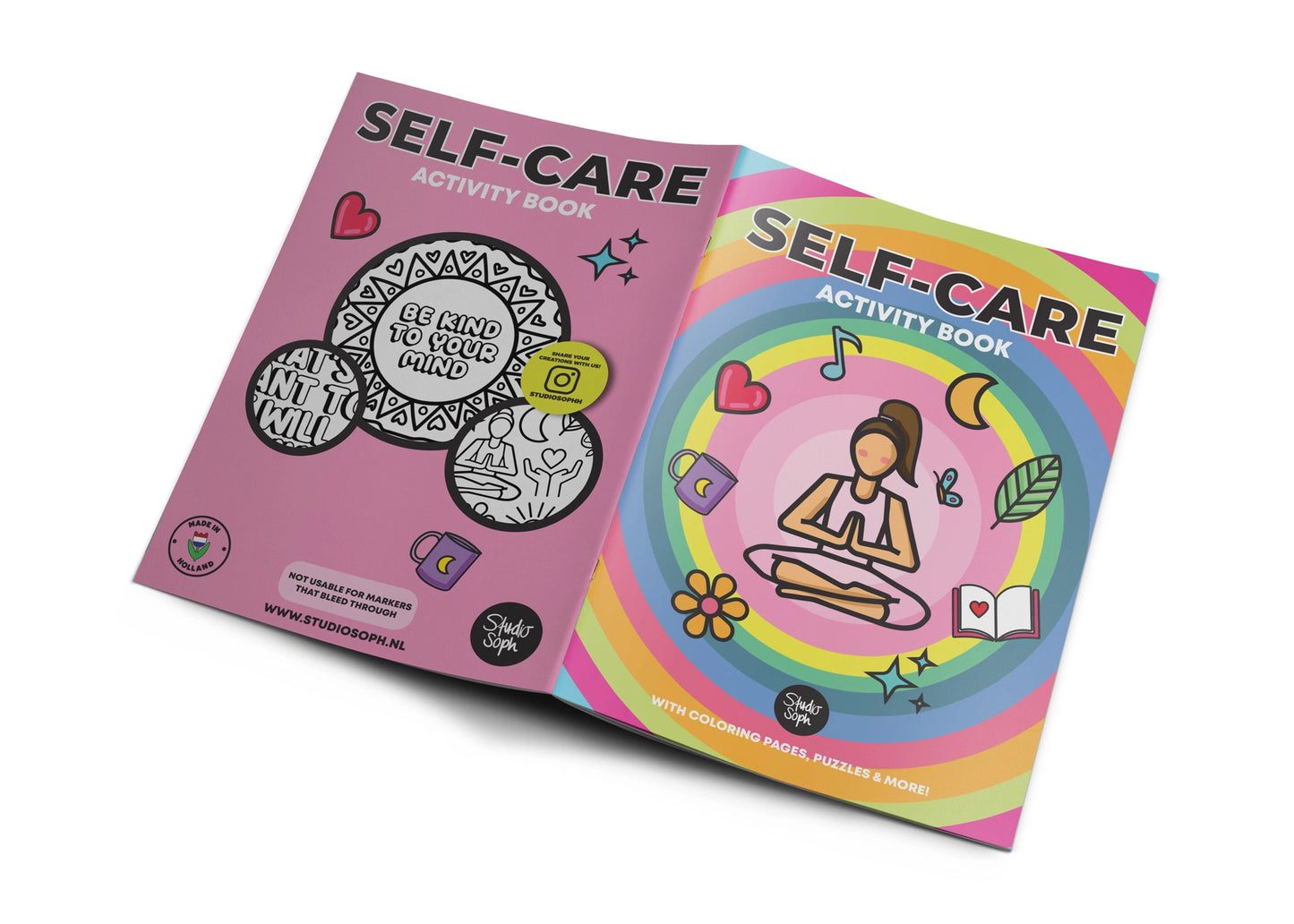 Self-Care Coloring Activity Book