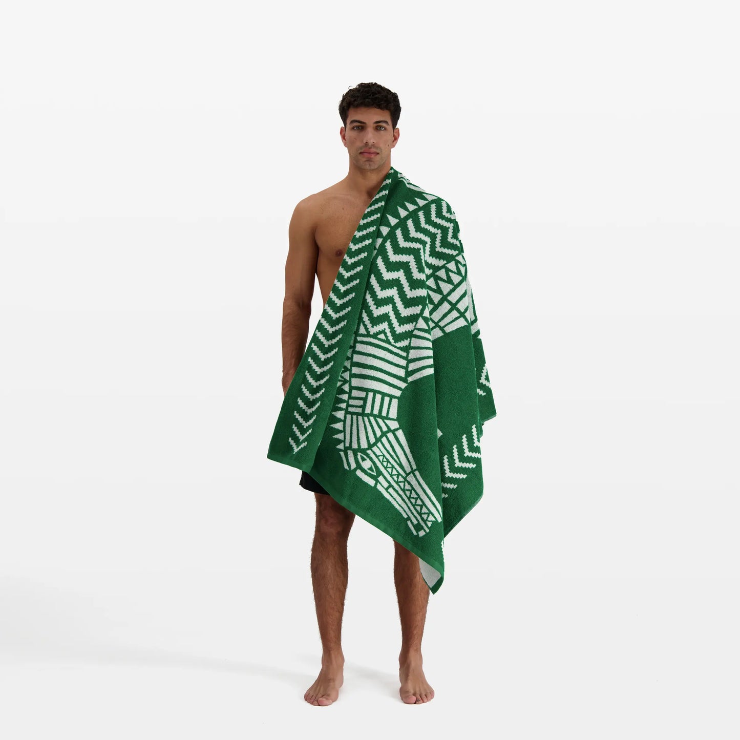 Beach Towel - Attila Emerald