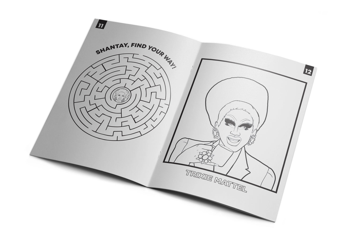 Drag Queen Activity Coloring Book