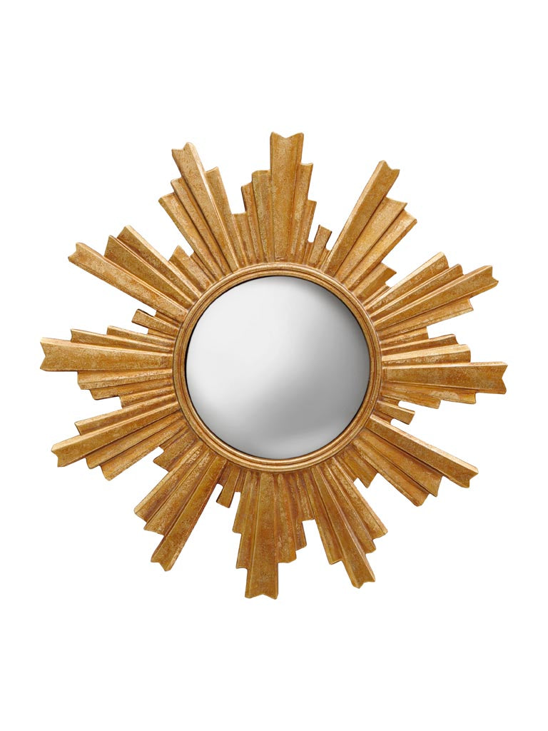 Convex mirror golden Halo "D"