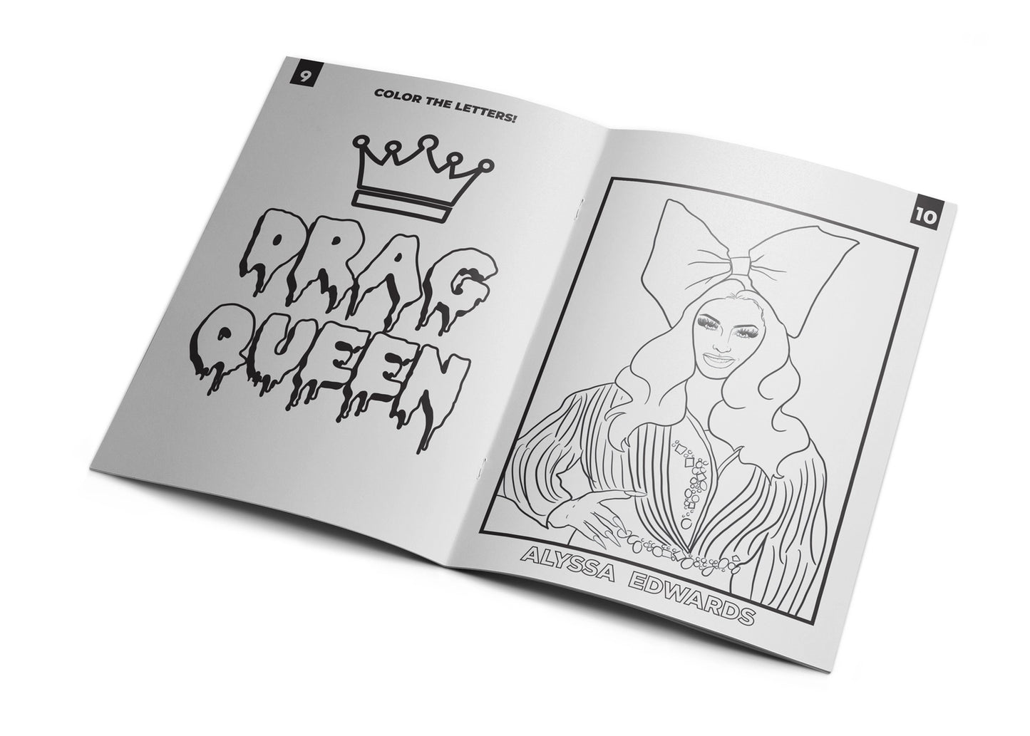 Drag Queen Activity Coloring Book