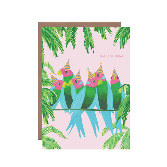 Parrot Party Greeting Card