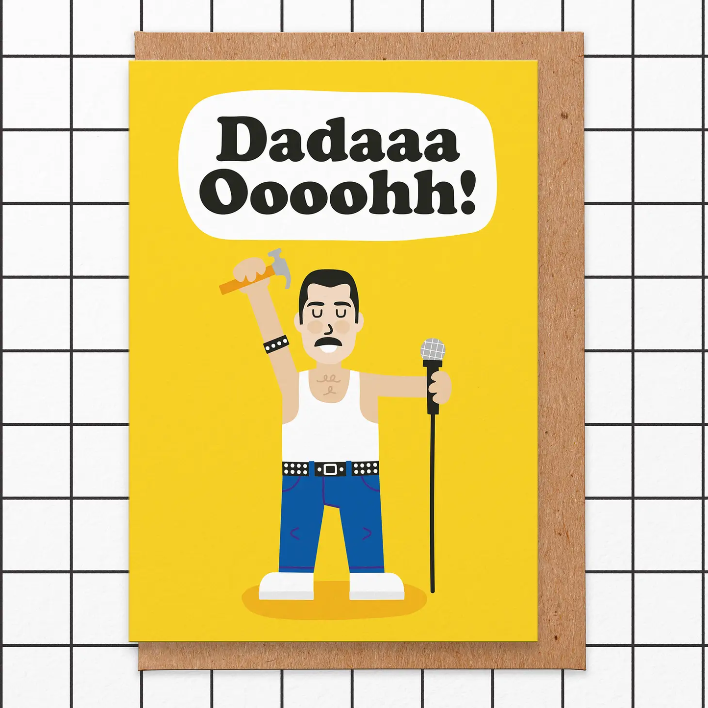 Dadaaa Oooohh! Freddie Greeting Card