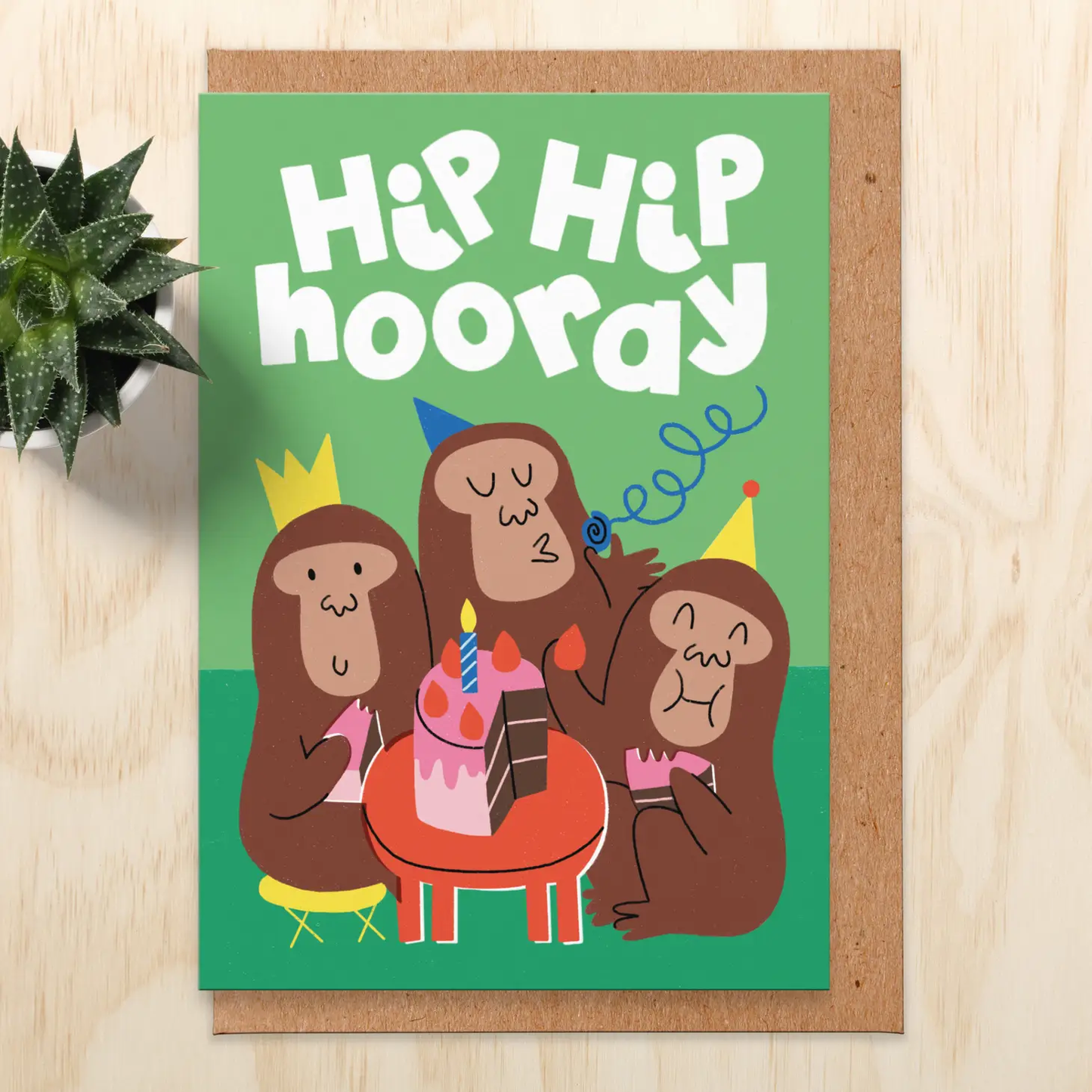 Hip Hip Hooray Greeting Card