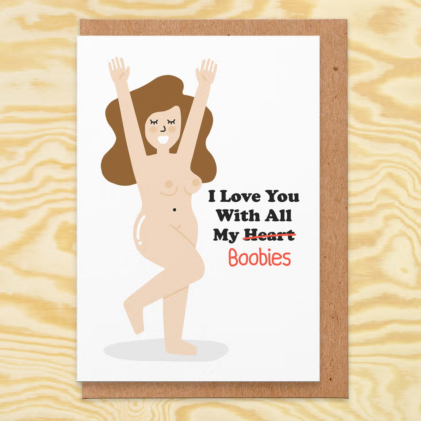 All My Boobies Greeting Card