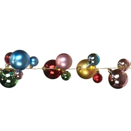 Xmas Baubles Garland 183cm