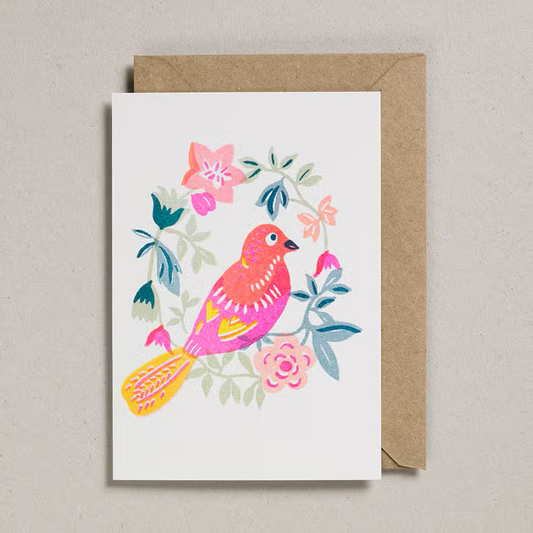 Papercut Card - Tropical Bird