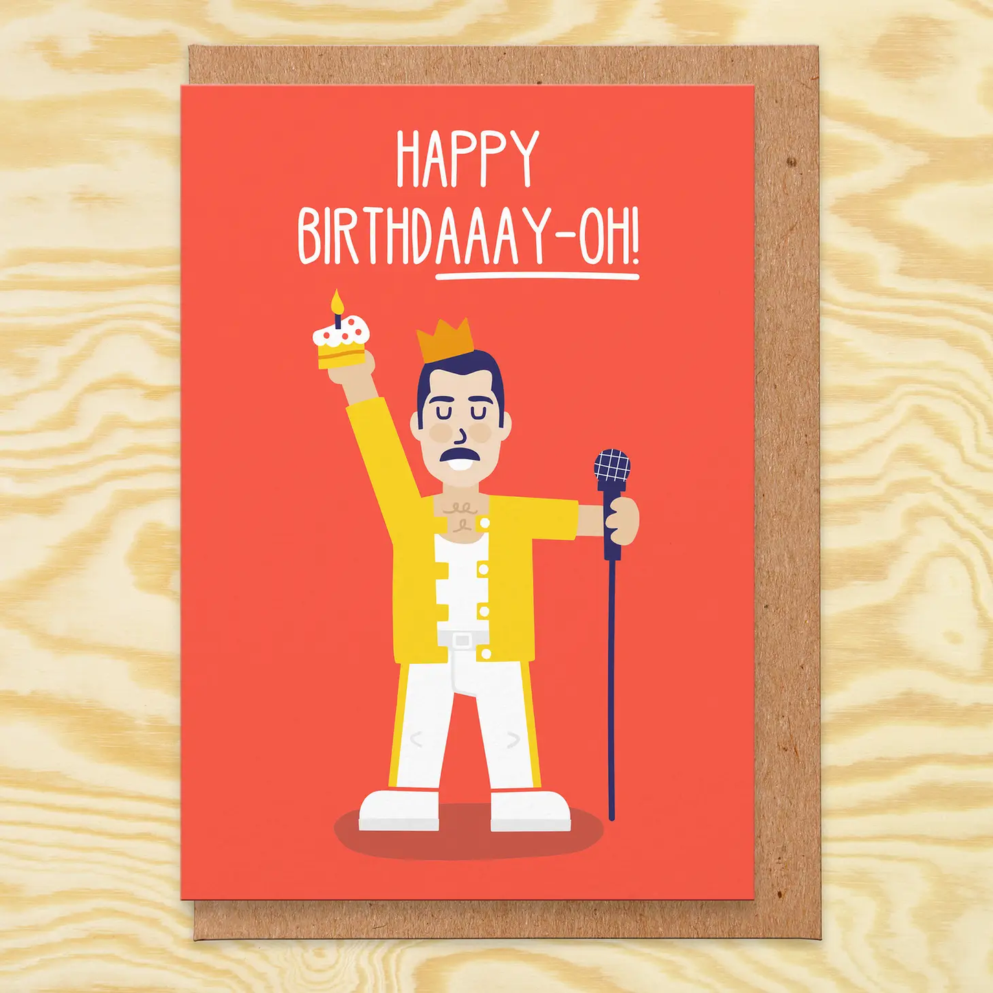 Happy Birthday-Oh! Freddie Greeting Card