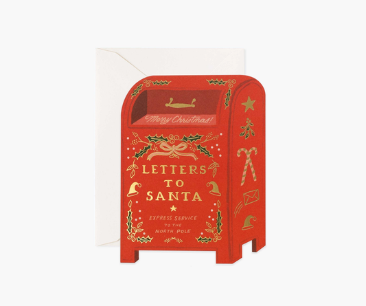 Letters to Santa Greeting Card