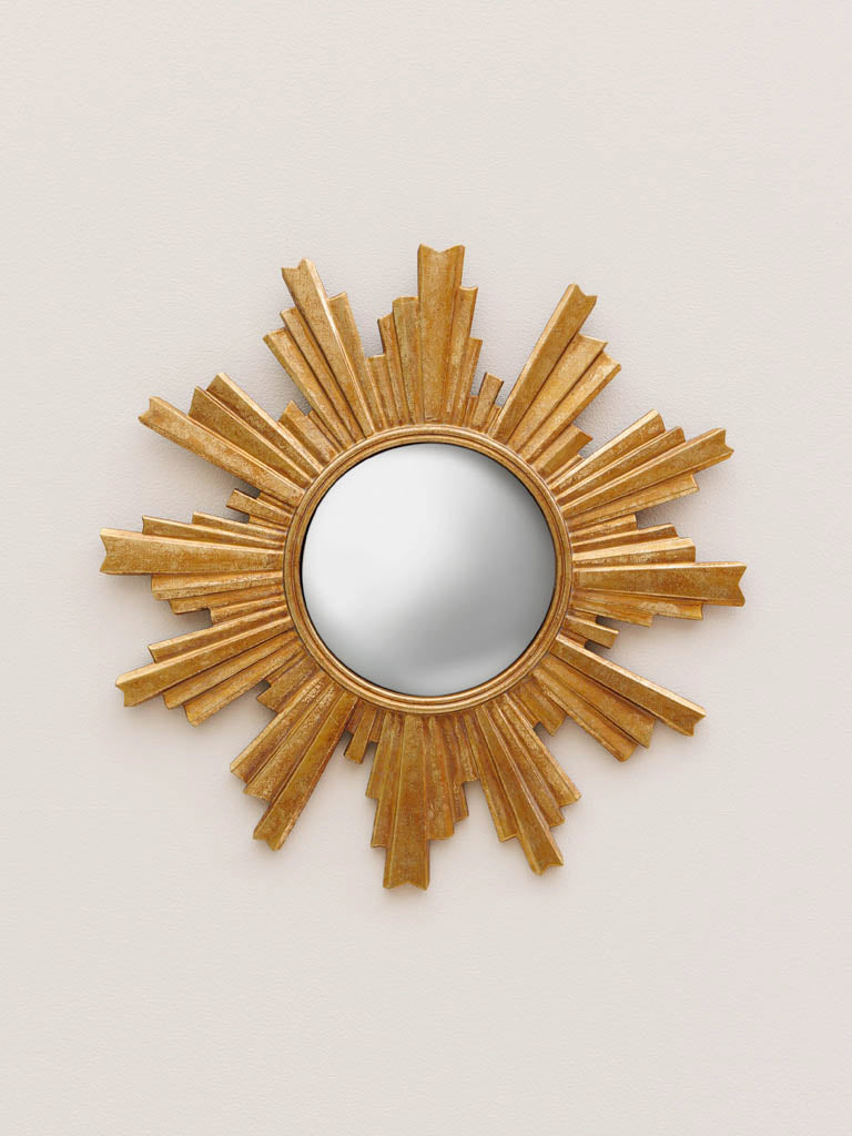 Convex mirror golden Halo "D"