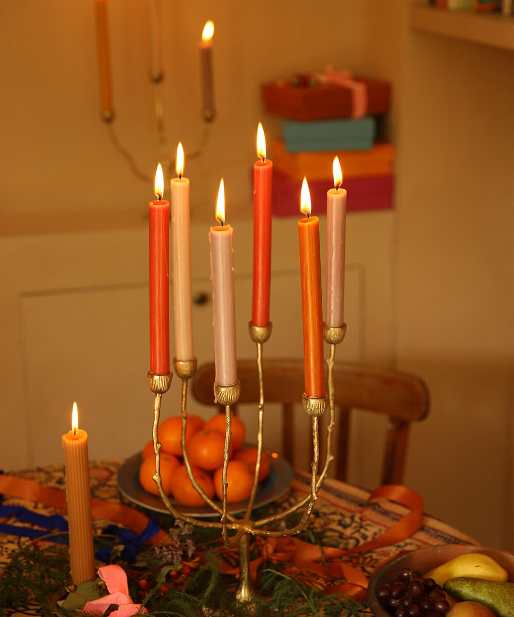 Misty Multi Candle Holder with 6 Arms