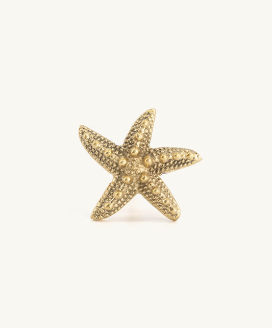 Brass Knob Ruby Seastar