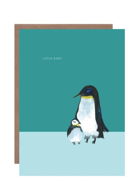 Penguin New Baby Card