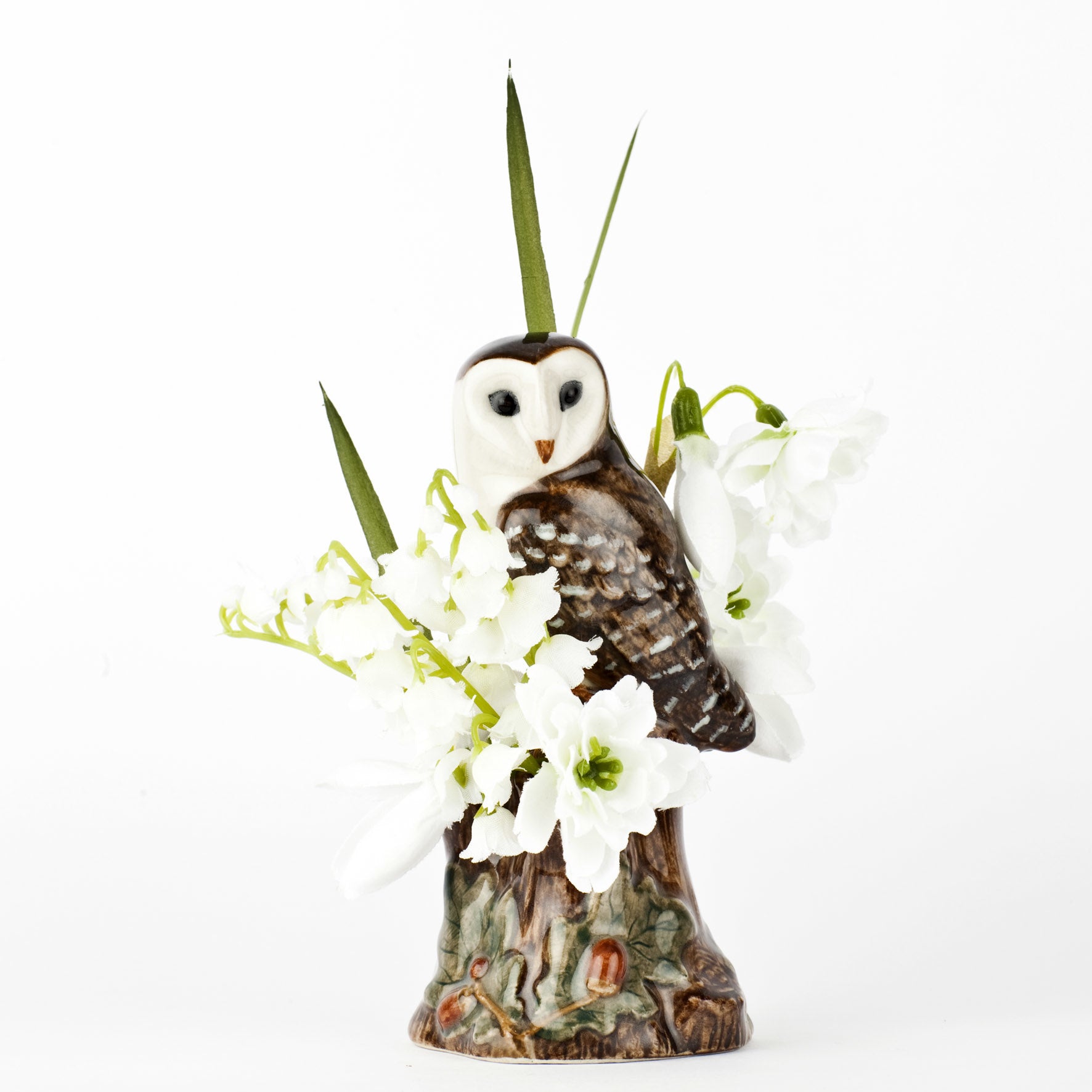 Barn Owl bud vase 04