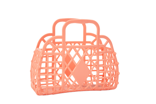 Mini Retro Basket - Peach