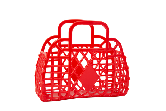 Mini Retro Basket - Red