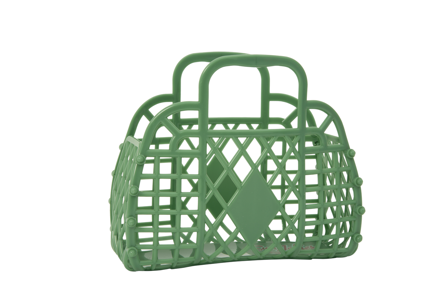 Mini Retro Basket - Olive