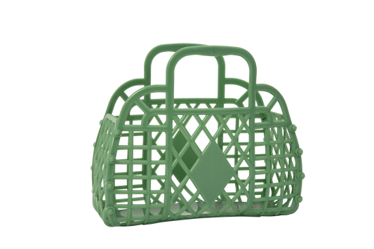 Mini Retro Basket - Olive