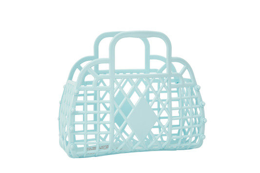 Mini Retro Basket - Blue