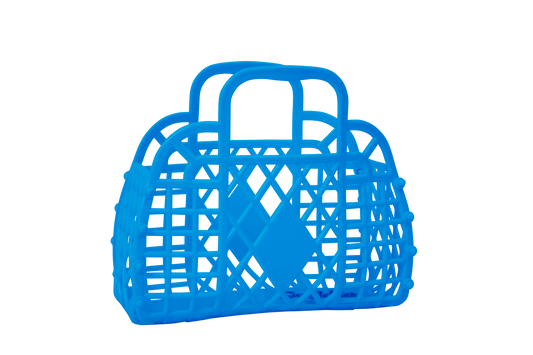 Mini Retro Basket - Royal Blue