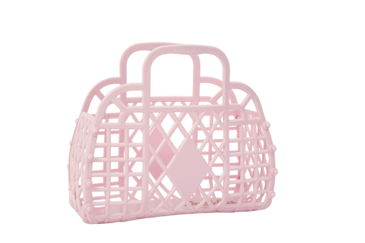 Mini Retro Basket - Pink