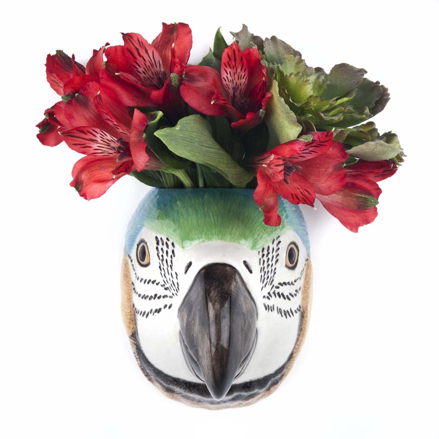 Macaw Wall Vase
