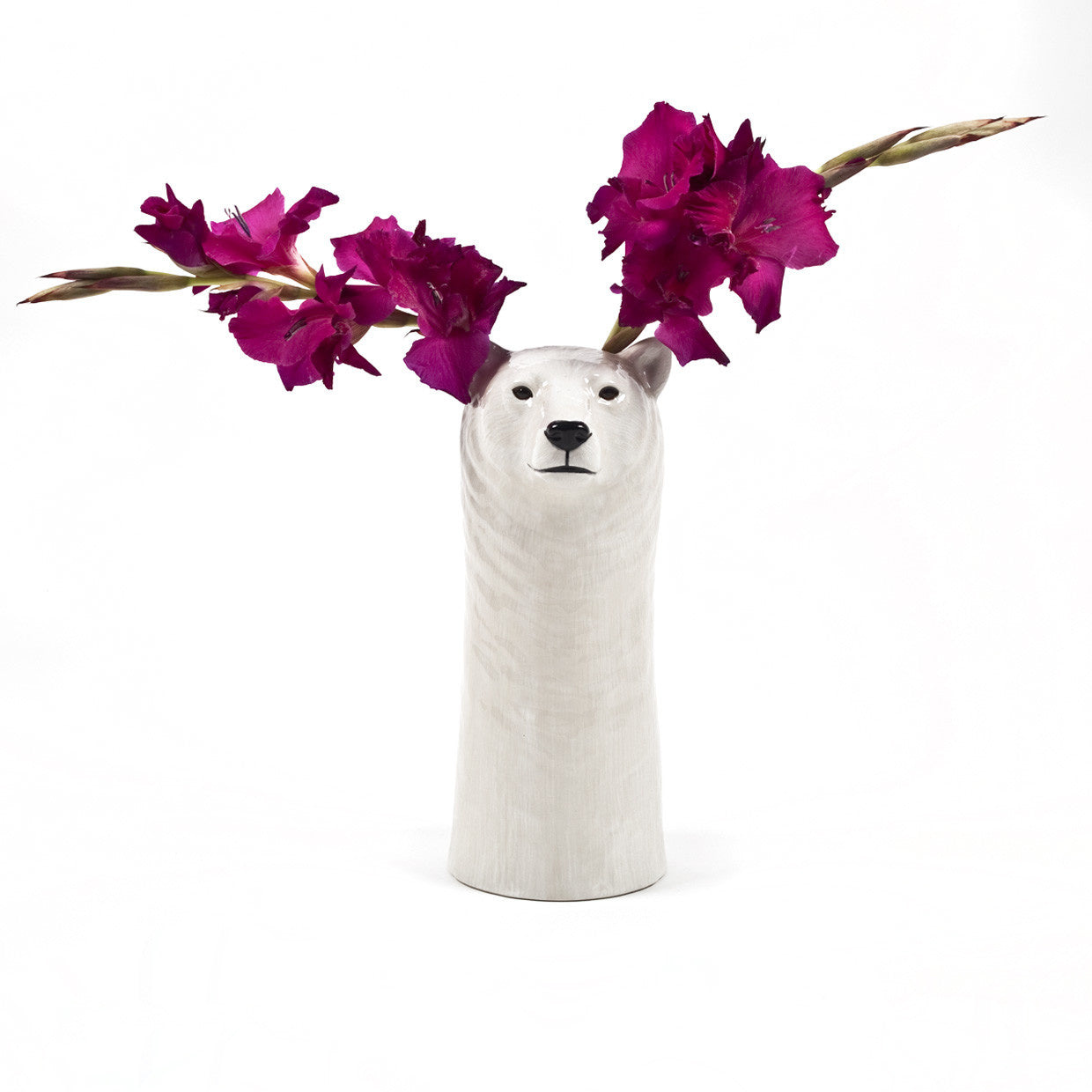 Polar bear table vase M flowers_01