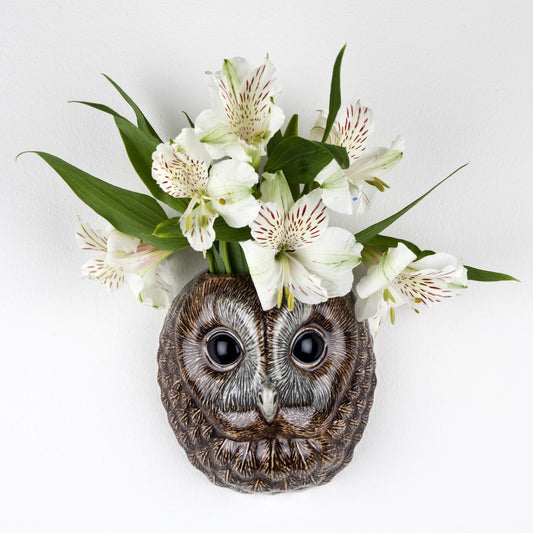 Tawny Owl Wall Vase small img 01