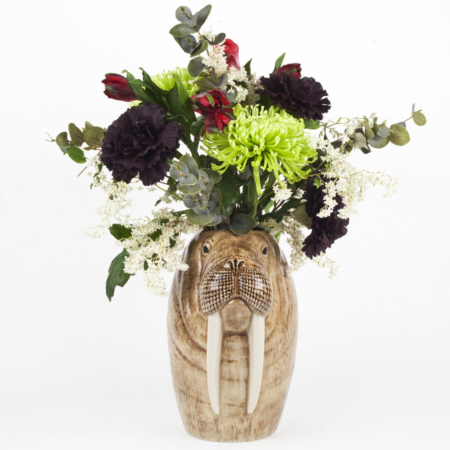 Walrus Flower Vase w_flowers 03